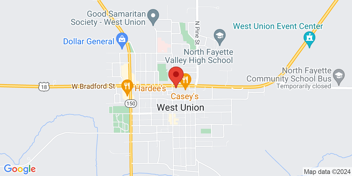 Map of West Union Community Library